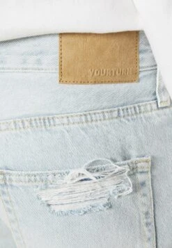 YOURTURN Unisex - Shorts Di Jeans - Light Blue Denim -Negozio Online Yourturn Italia 04d1c46d0c064c96a53733e0e80f1430