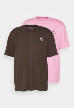 YOURTURN Unisex 2 PackT-Shirt Con StampaBrownPink Uomo T-shirt E Polo YO1210122-O11 -Negozio Online Yourturn Italia 082ccdc8e8804e22bd05332c3ea33b6f