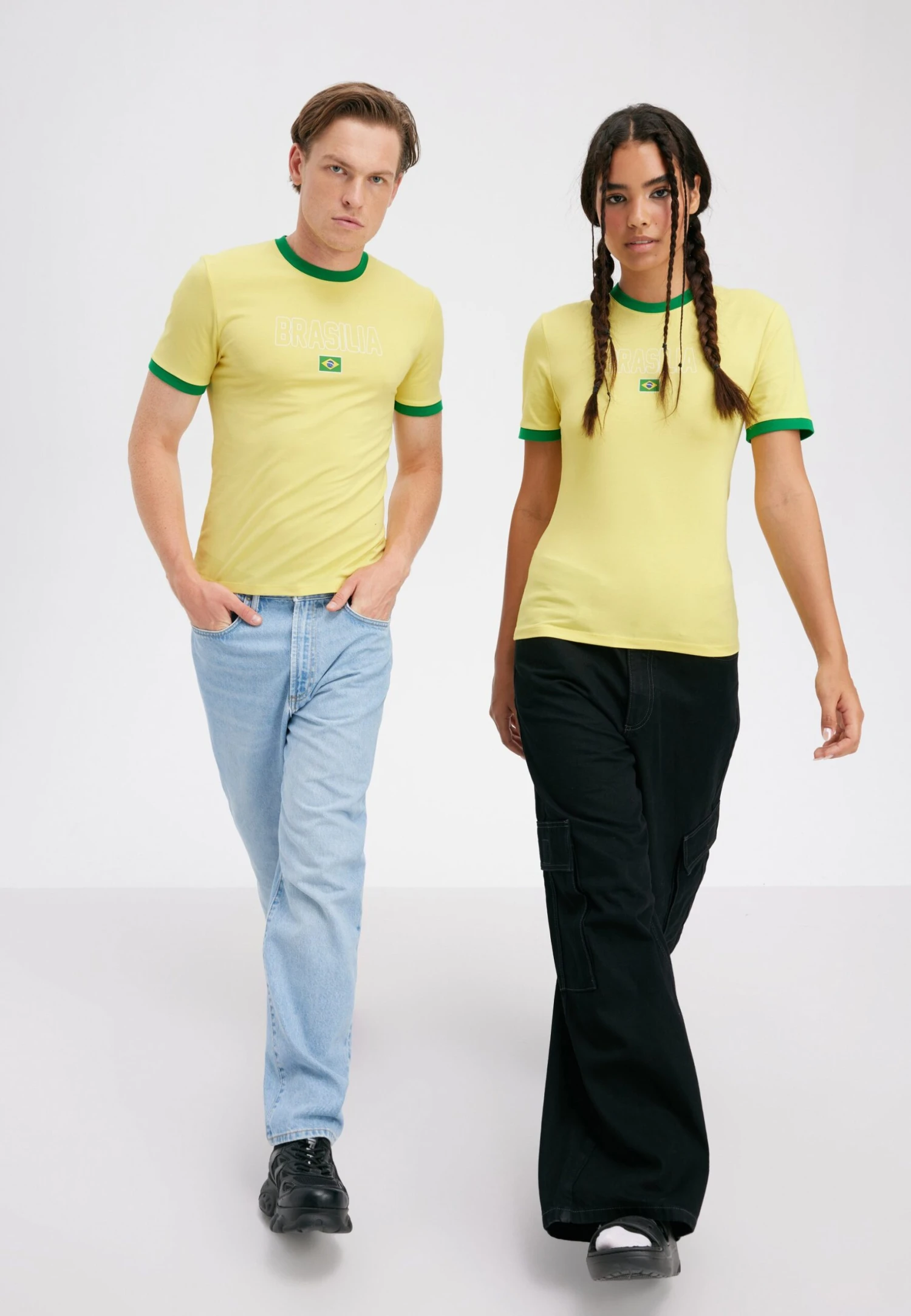 YOURTURN UnisexT-Shirt Con StampaYellow Donna T-shirt E Top YO121015B-E11 4 YOURTURN UnisexT-Shirt Con StampaYellow Donna T-shirt E Top YO121015B-E11 - immagine 2