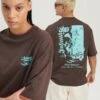 YOURTURN Unisex - T-Shirt Con Stampa - Brown -Negozio Online Yourturn Italia 11c11941003d4b6cba0c7c75b65336c5