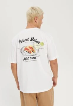 YOURTURN UnisexT-Shirt Con StampaWhite Uomo T-shirt E Polo YO121014F-A11 -Negozio Online Yourturn Italia 17b0806abecc4ec3928a52ce9dbee19c