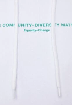 YOURTURN Unisex - Felpa Con Cappuccio - White -Negozio Online Yourturn Italia 1811505e1753468286d44b7b3e514bac