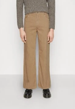 YOURTURN Corduroy Wide Leg - Pantaloni - Tan