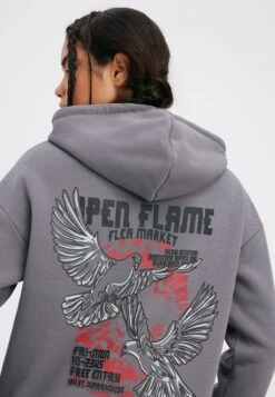 YOURTURN Unisex - Felpa Con Cappuccio - Grey 11 YOURTURN Unisex - Felpa Con Cappuccio - Grey -Negozio Online Yourturn Italia 1ea127459db149c085979ced28c877ab