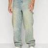 YOURTURN Wide Leg Unisex- Jeans Baggy - Blue Denim 2 YOURTURN Wide Leg Unisex- Jeans Baggy - Blue Denim -Negozio Online Yourturn Italia 2116defb73aa4eff9dd77a714019553a