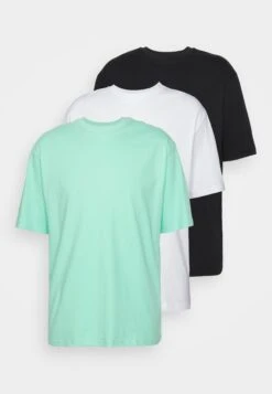 YOURTURN 3Pack UnisexT-Shirt BasicWhite/Mint/Black Donna T-shirt E Top YO12100DJ-A12 -Negozio Online Yourturn Italia 233351a62236459a996e1a031bd0d8cd