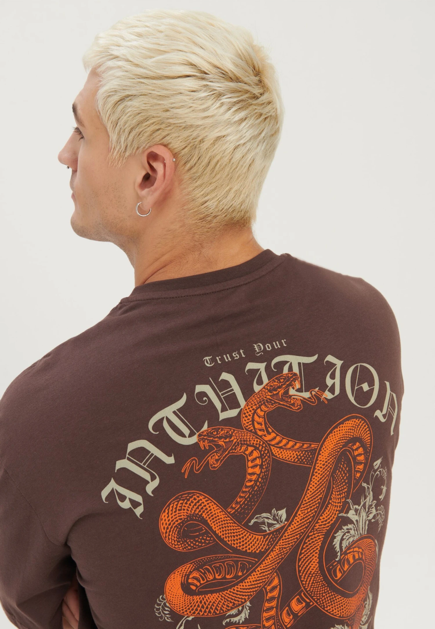 YOURTURN UnisexT-Shirt Con StampaBrown Uomo T-shirt E Polo YO121017B-O11 8 YOURTURN UnisexT-Shirt Con StampaBrown Uomo T-shirt E Polo YO121017B-O11 - immagine 6