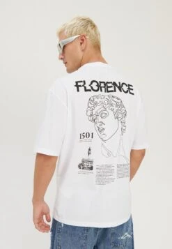 YOURTURN UnisexT-Shirt Con StampaWhite Donna T-shirt E Top YO121015T-A11 -Negozio Online Yourturn Italia 274e6e1e2c38496cb3053a920024a4fe