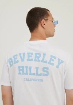 YOURTURN UnisexT-Shirt Con StampaWhite Uomo T-shirt E Polo YO12100MM-A11 -Negozio Online Yourturn Italia 2bd22c9d0e0e42e5a73ef302e04ea094