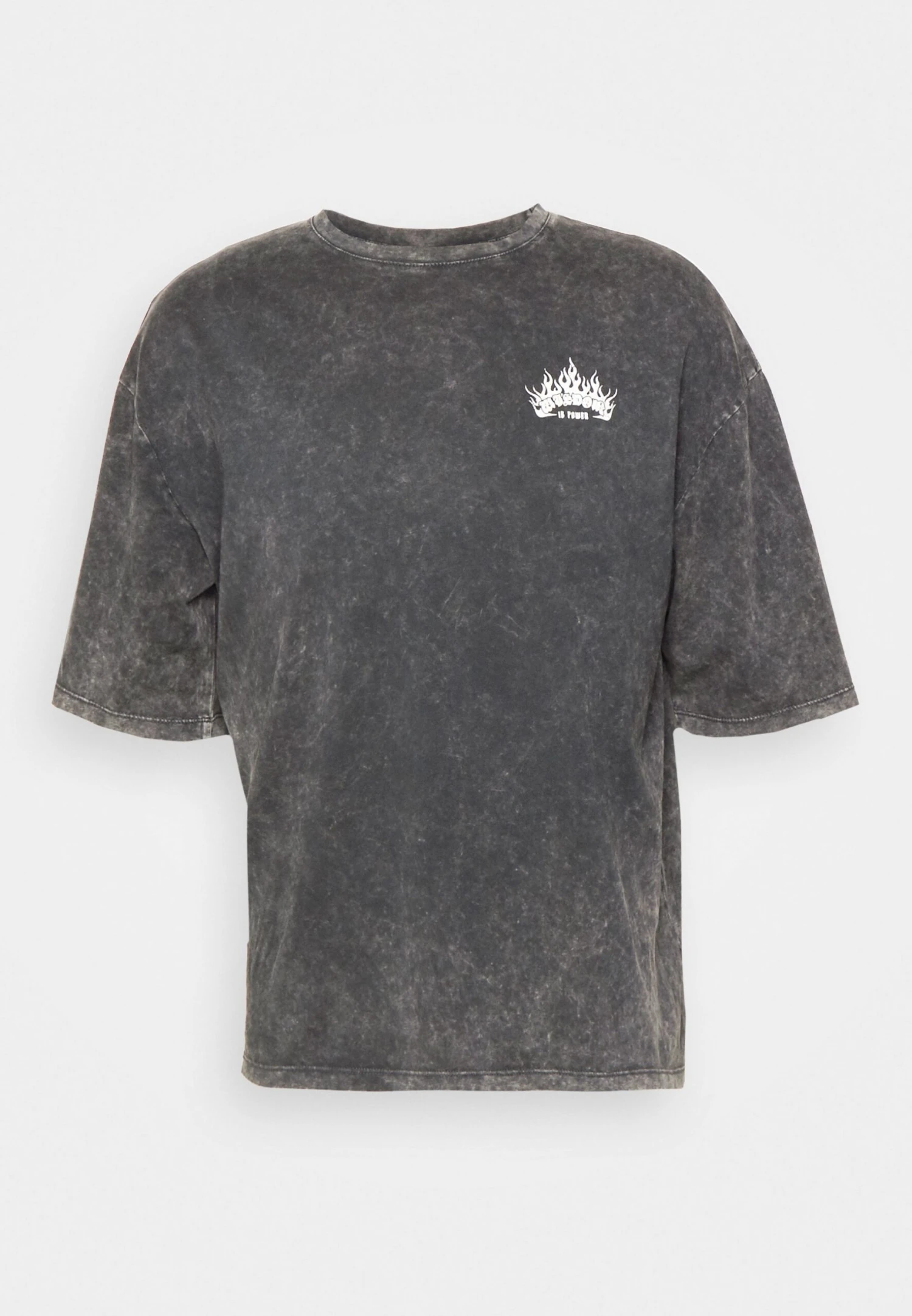 YOURTURN Skull Graphic Tee UnisexT-Shirt Con StampaMottled Black Donna T-shirt E Top YO121012M-Q11 7 YOURTURN Skull Graphic Tee UnisexT-Shirt Con StampaMottled Black Donna T-shirt E Top YO121012M-Q11 - immagine 5