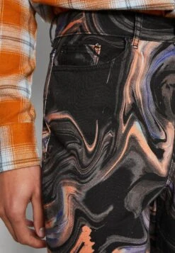 YOURTURN Phluid UnisexJeans BaggyBlack Denim Donna Jeans YO12100TT-Q12 -Negozio Online Yourturn Italia 3661d88e04df46478cab0ff3f53cc34b