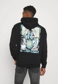 YOURTURN UnisexFelpa Con CappuccioBlack Uomo Maglieria E Felpe YO121006N-Q11