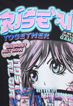 YOURTURN UnisexT-Shirt Con StampaBlack Donna T-shirt E Top YO12100R7-Q11 -Negozio Online Yourturn Italia 4887c250e3054360bdaff11d2d7b3078