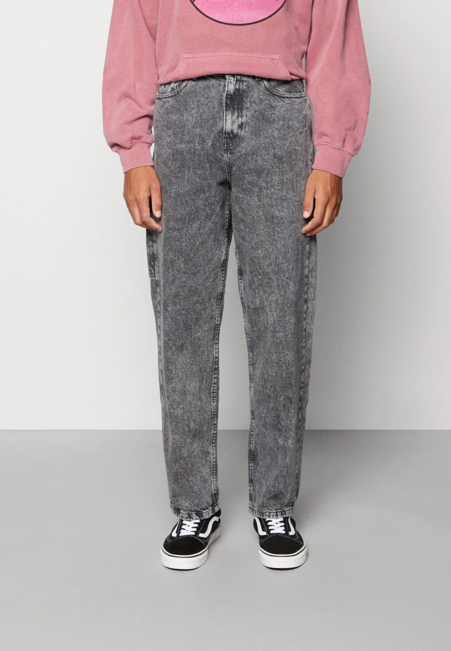 YOURTURN Wide Leg Unisex- Jeans Baggy - Black 3 YOURTURN Wide Leg Unisex- Jeans Baggy - Black