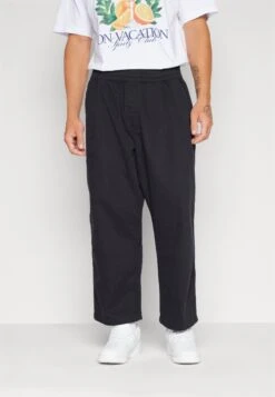 YOURTURN Pant Bo Trousers Elastic Waist Loose Fit UnisexPantaloniBlack Donna Pantaloni YO121012E-Q11