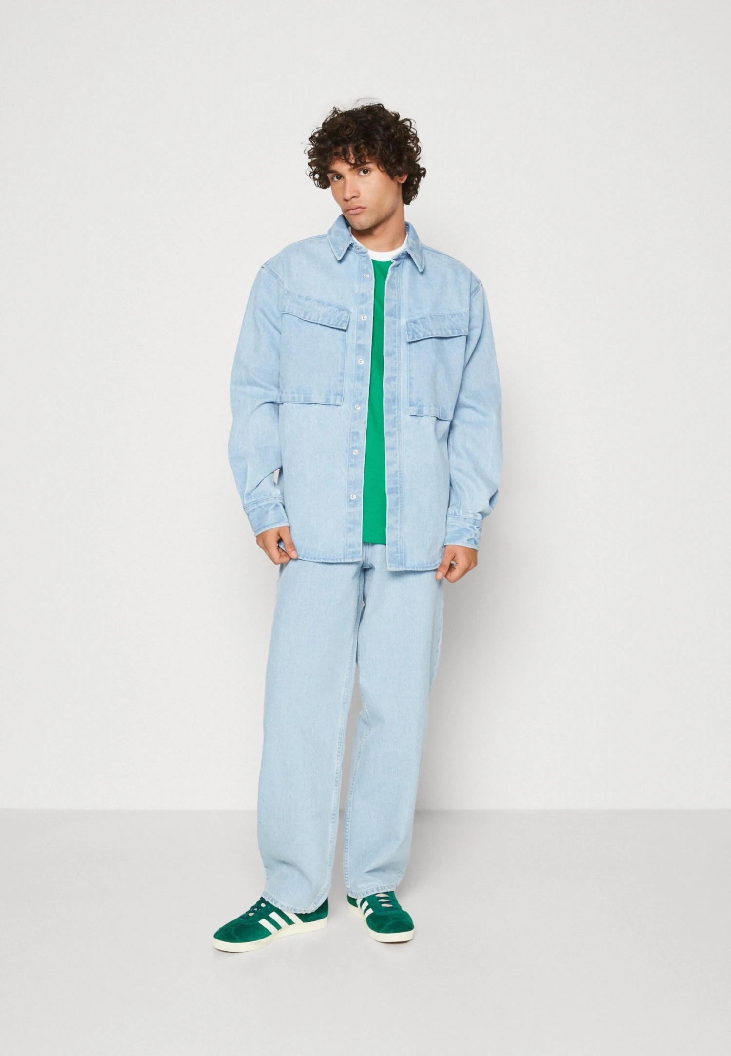 YOURTURN Unisex - Giacca Di Jeans - Blue 4 YOURTURN Unisex - Giacca Di Jeans - Blue - immagine 2