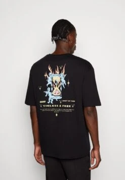 YOURTURN UnisexT-Shirt Con StampaBlack Donna T-shirt E Top YO12100T7-Q11