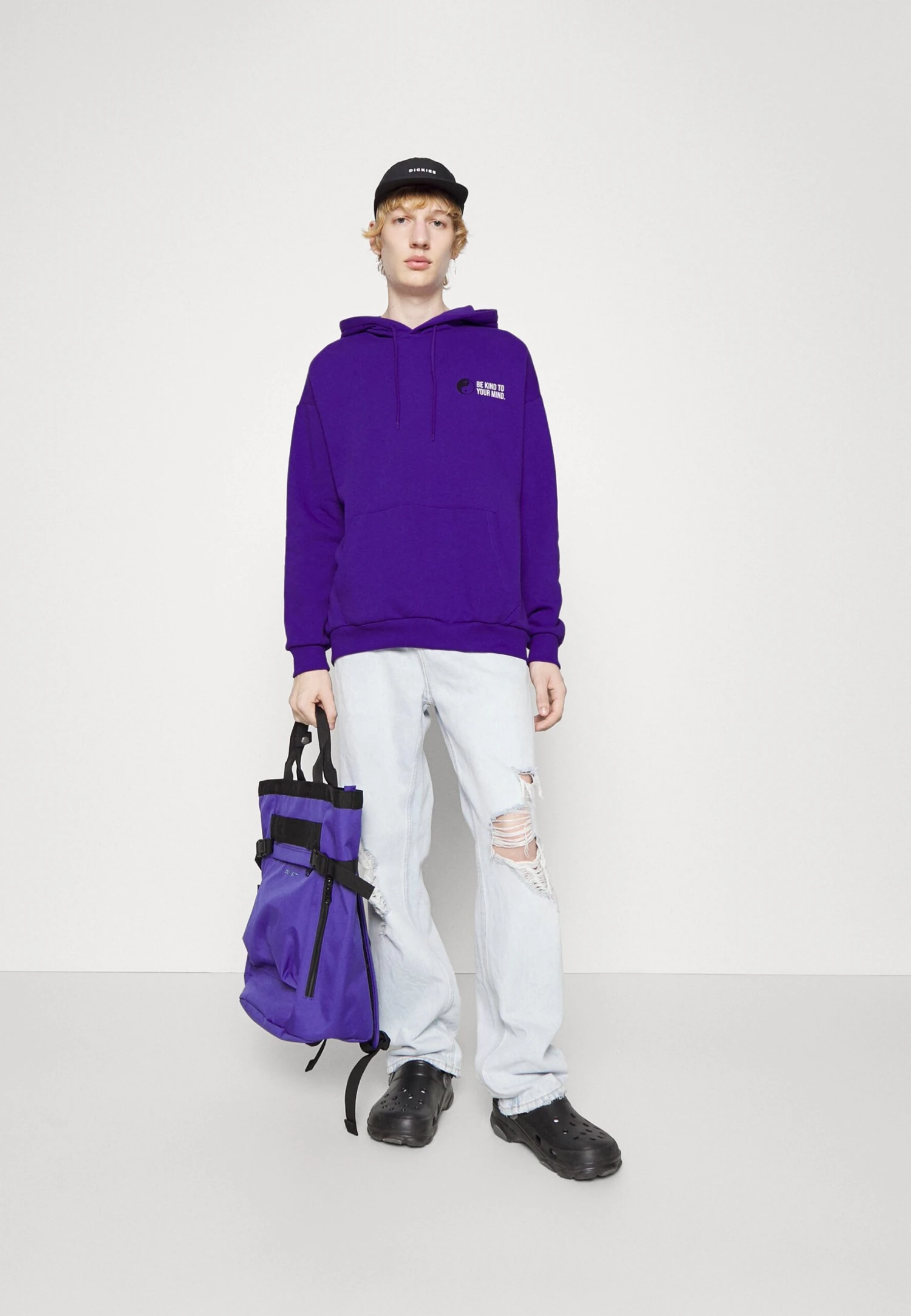 YOURTURN Kindness HoodieFelpaPurple Uomo Maglieria E Felpe YO122S0E0-I11 4 YOURTURN Kindness HoodieFelpaPurple Uomo Maglieria E Felpe YO122S0E0-I11 - immagine 2