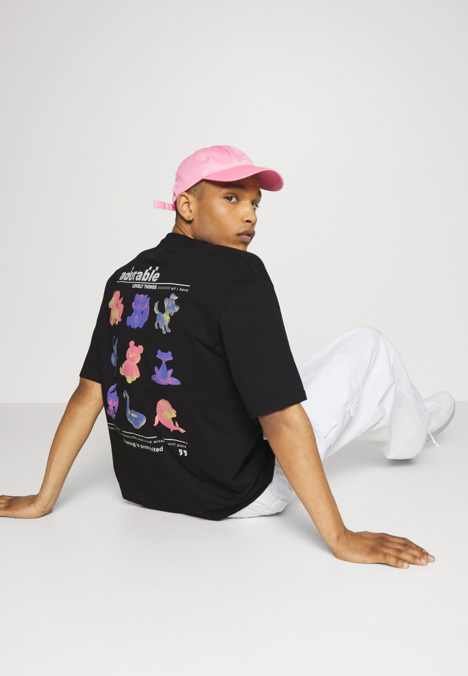 YOURTURN UnisexT-Shirt Con StampaBlack Donna T-shirt E Top YO12100YV-Q11 6 YOURTURN UnisexT-Shirt Con StampaBlack Donna T-shirt E Top YO12100YV-Q11 - immagine 4