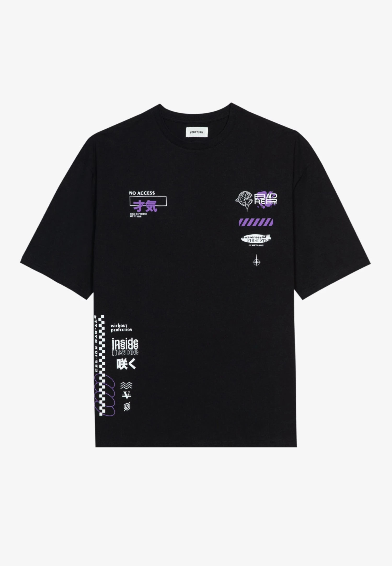 YOURTURN UnisexT-Shirt Con StampaBlack Donna T-shirt E Top YO12100N0-Q12 7 YOURTURN UnisexT-Shirt Con StampaBlack Donna T-shirt E Top YO12100N0-Q12 - immagine 5