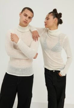 YOURTURN Unisex - Maglione - Off-White -Negozio Online Yourturn Italia 5cd6b050121648a0bcd22389458a8ed1