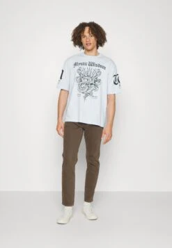 YOURTURN UnisexT-Shirt Con StampaBlue Donna T-shirt E Top YO121011I-K11 -Negozio Online Yourturn Italia 601a889717df4d2699c139055dd003a3