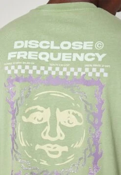 YOURTURN Moon Face Graphic Tee UnisexT-Shirt Con StampaGreen Uomo T-shirt E Polo YO121012X-M11 -Negozio Online Yourturn Italia 60c6dda74ef249e0a27f8c051e2917e8