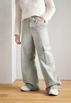 YOURTURN Unisex - Jeans Baggy - Light Blue Denim