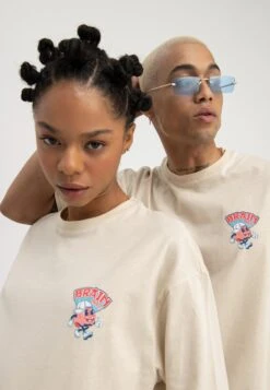 YOURTURN UnisexT-Shirt Con StampaBeige Uomo T-shirt E Polo YO121010B-B11 -Negozio Online Yourturn Italia 640052645d2044899ff0f943153a19e4