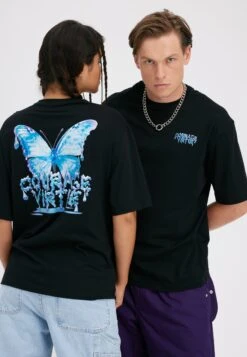 YOURTURN UnisexT-Shirt Con StampaBlack Donna T-shirt E Top YO121015F-Q11