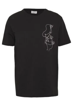 YOURTURN UnisexT-Shirt Con StampaBlack Uomo T-shirt E Polo YO121003F-Q11