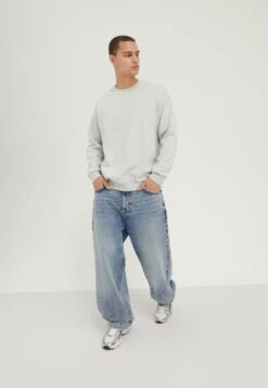 YOURTURN Unisex 2 PackFelpaBlack/Mottled Light Grey Donna Felpe YO121006E-Q15