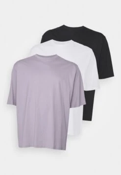 YOURTURN Unisex 3 Pack T-Shirt BasicWhite/Lilac/Black Uomo T-shirt E Polo YO12100WH-A11 -Negozio Online Yourturn Italia 74a88e3257534b588c923bdfe378d85a