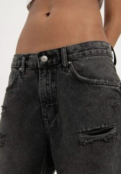 YOURTURN Unisex - Shorts Di Jeans - Black -Negozio Online Yourturn Italia 75a37b7e0aa045c68870a3b678b43249