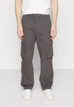 YOURTURN Unisex - Pantaloni Cargo - Dark Grey