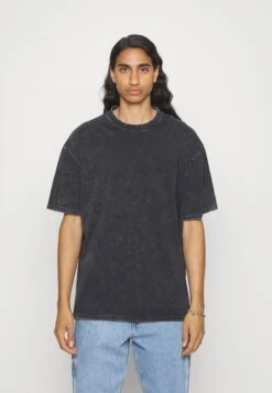 YOURTURN UnisexT-Shirt Con StampaMottled Black Donna T-shirt E Top YO12100VI-Q12