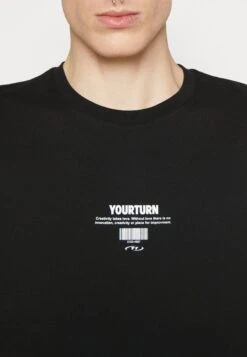 YOURTURN UnisexT-Shirt Con Stampa Black Donna T-shirt E Top YO121012V-Q11 -Negozio Online Yourturn Italia 8310ce7744d343d09d1ffd23ec80009a