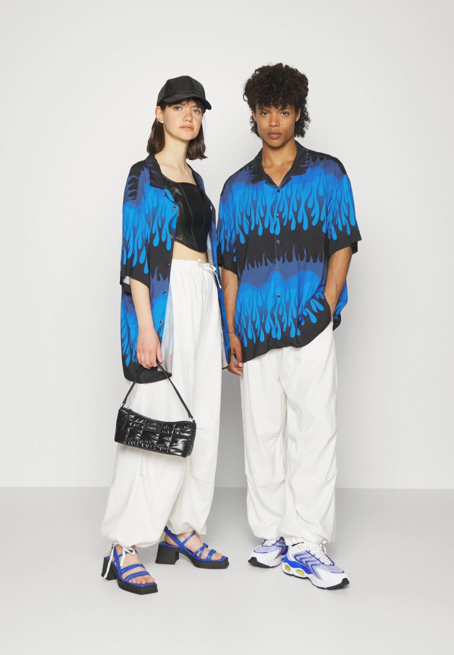 YOURTURN Unisex - Camicia - Blue 4 YOURTURN Unisex - Camicia - Blue - immagine 2