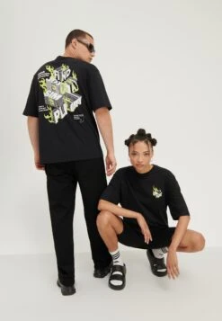 YOURTURN UnisexT-Shirt Con StampaBlack Uomo T-shirt E Polo YO1210106-Q11