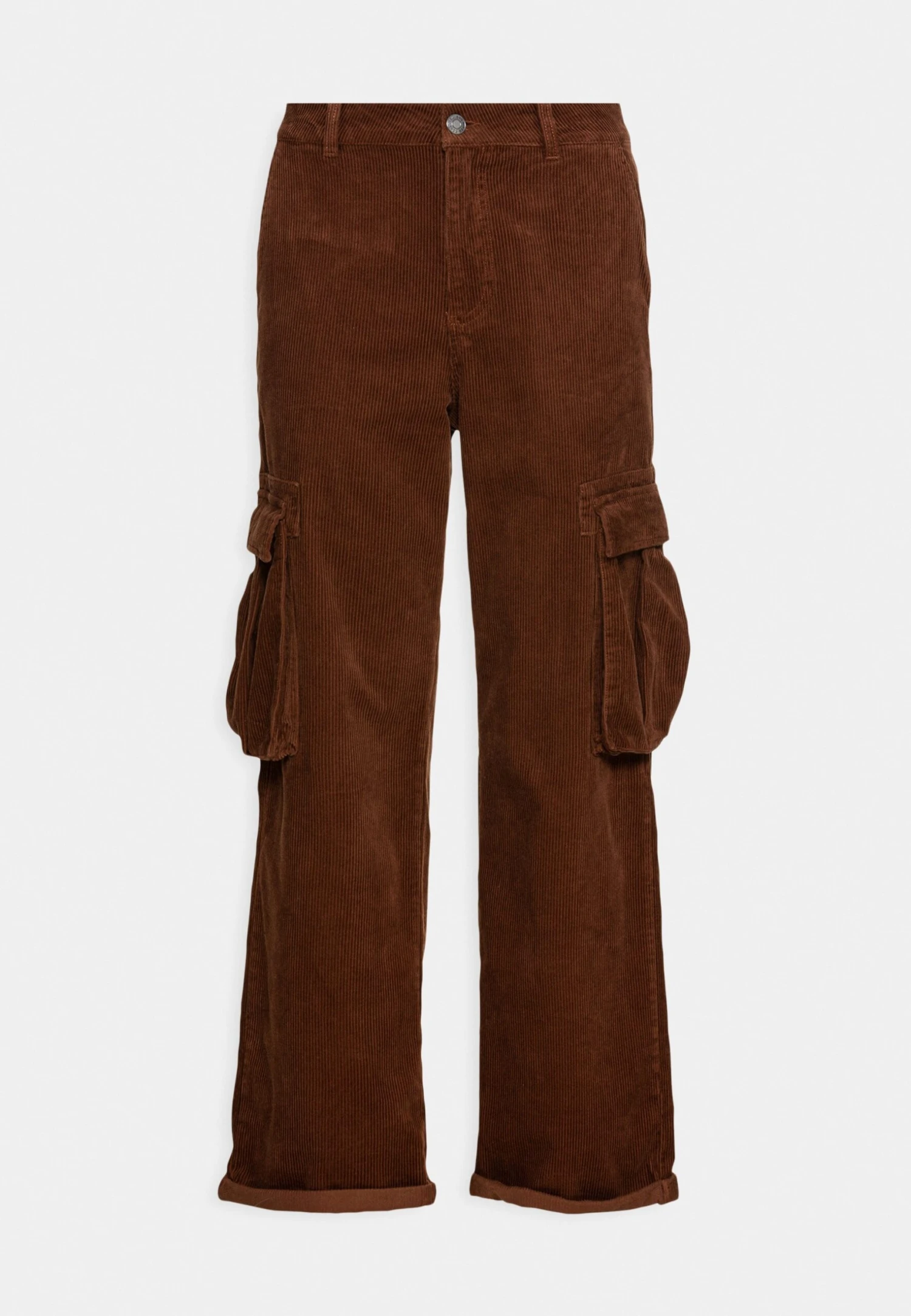 YOURTURN Corduroy Unisex - Pantaloni Cargo - Dark Brown 6 YOURTURN Corduroy Unisex - Pantaloni Cargo - Dark Brown - immagine 4