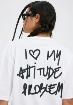 YOURTURN UnisexT-Shirt Con StampaWhite Donna T-shirt E Top YO121015I-A11 -Negozio Online Yourturn Italia 907d595fc07644f7b03600761e6c3c37