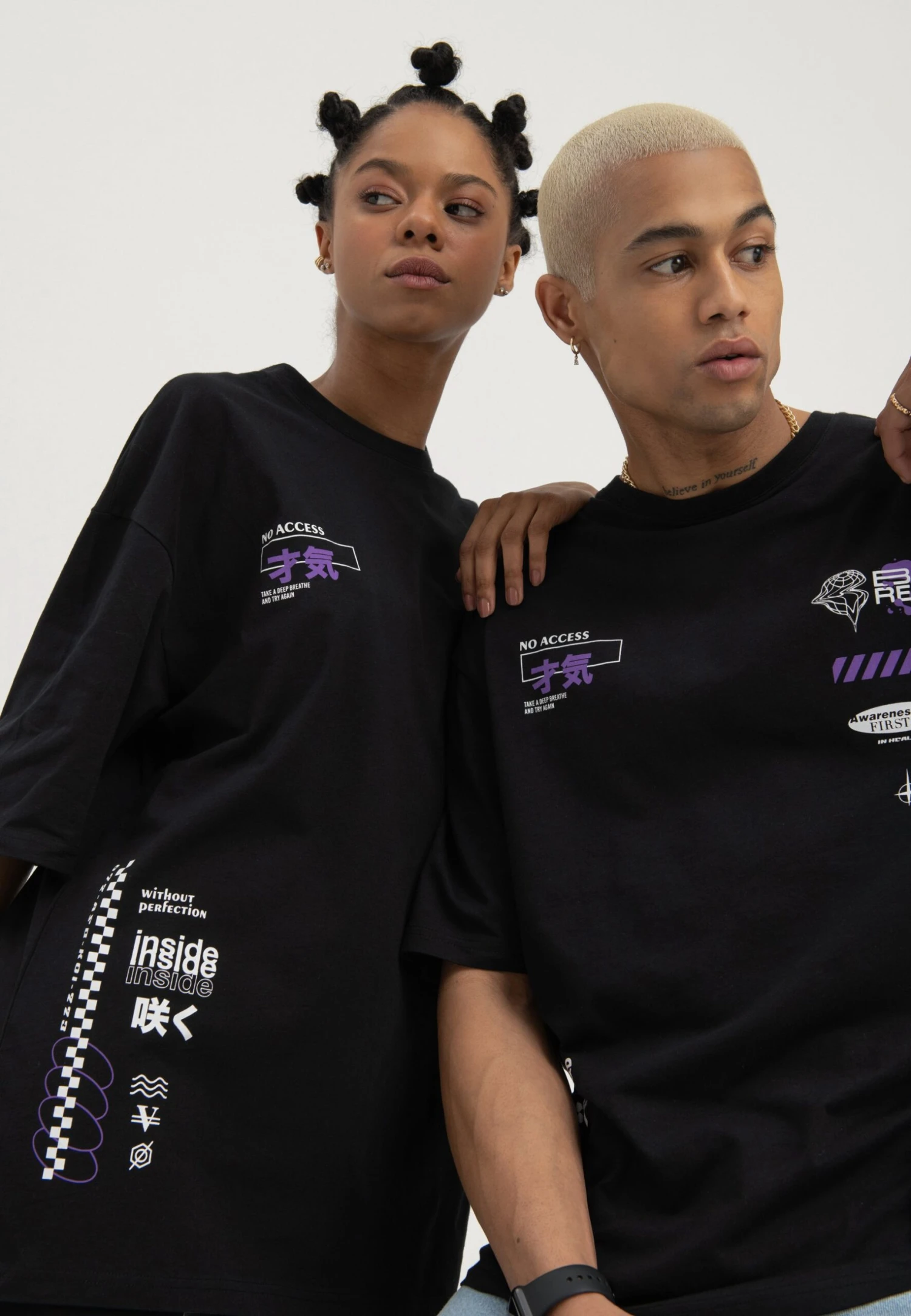 YOURTURN UnisexT-Shirt Con StampaBlack Donna T-shirt E Top YO12100N0-Q12 6 YOURTURN UnisexT-Shirt Con StampaBlack Donna T-shirt E Top YO12100N0-Q12 - immagine 4