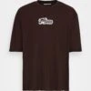 YOURTURN Unisex - T-Shirt Con Stampa - Light Brown -Negozio Online Yourturn Italia 96094c8f4f3b42acb03142c1856f4ffb