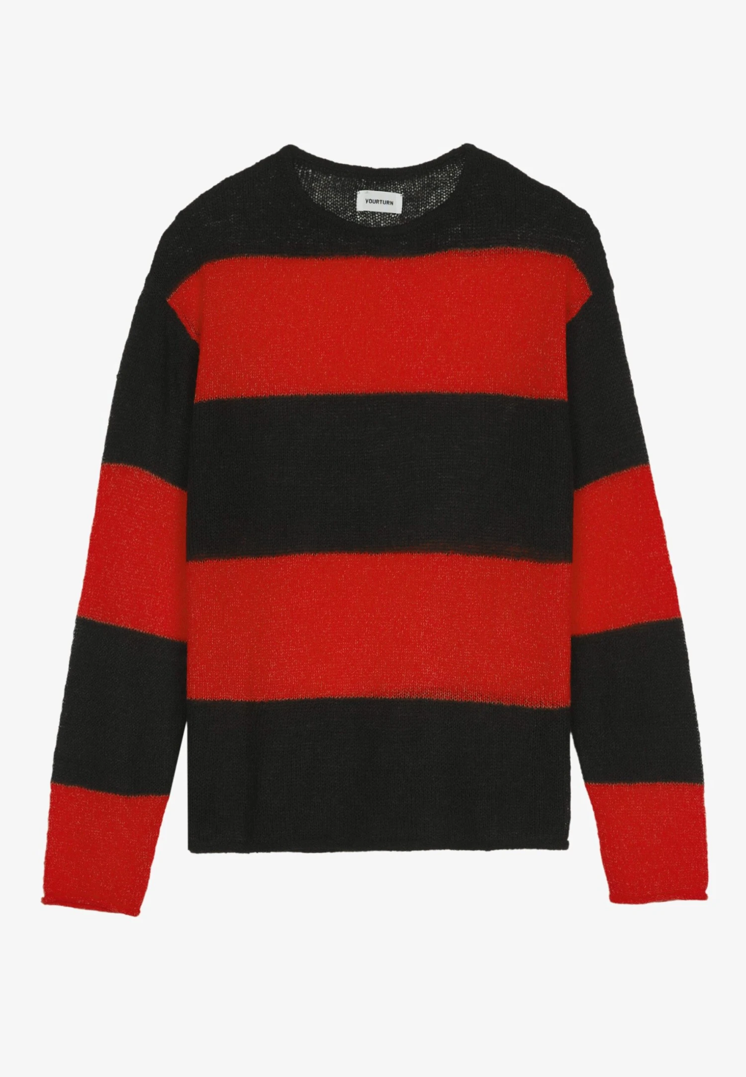 YOURTURN UnisexMaglioneBlack/Red Uomo Maglieria YO122Q053-Q11 5 YOURTURN UnisexMaglioneBlack/Red Uomo Maglieria YO122Q053-Q11 - immagine 3