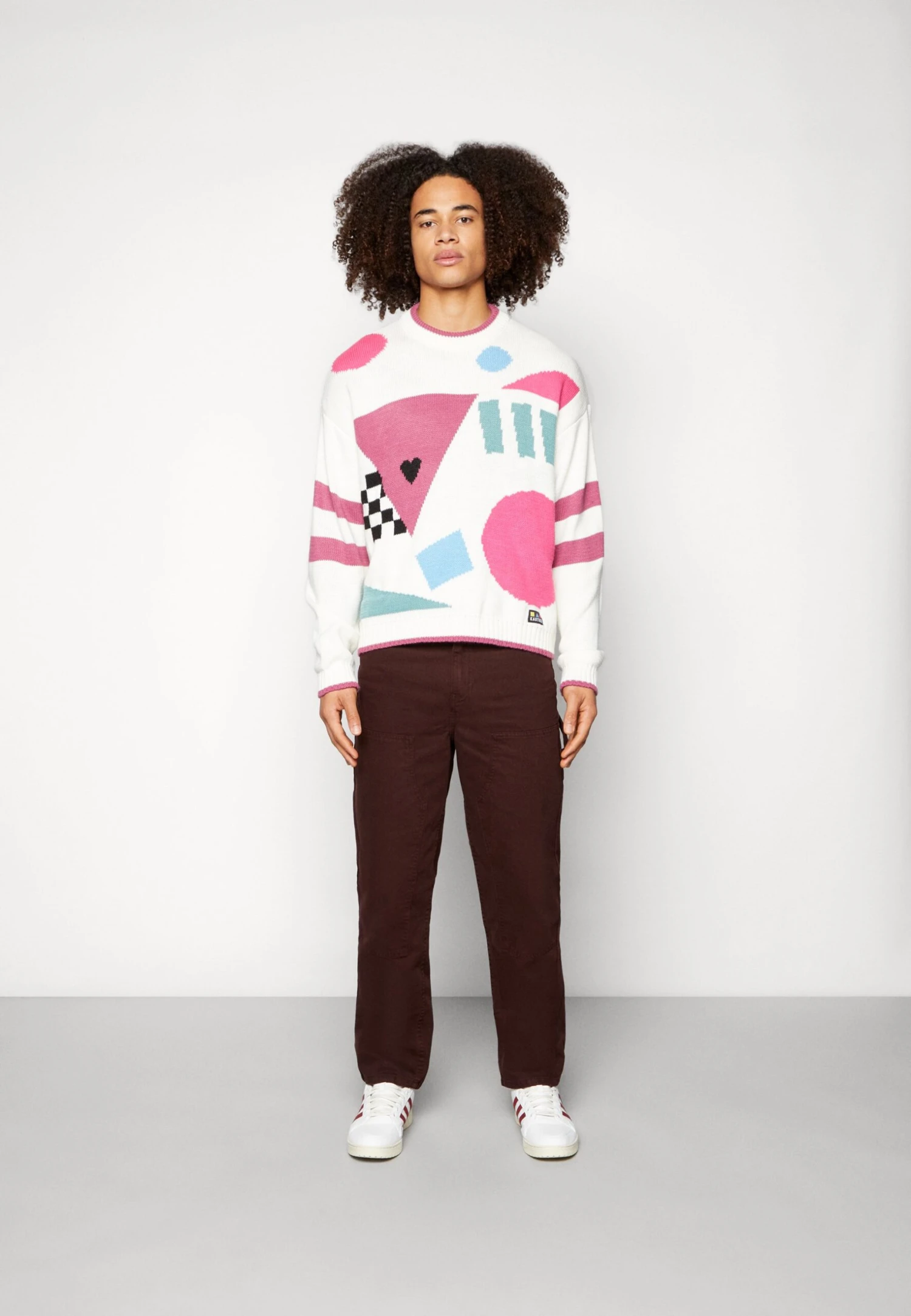 YOURTURN Workwear Unisex - Jeans Baggy - Brown 4 YOURTURN Workwear Unisex - Jeans Baggy - Brown - immagine 2