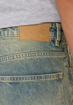 YOURTURN Wide Leg Unisex- Jeans Baggy - Blue Denim -Negozio Online Yourturn Italia 9f96eb7518a047e09cd2a220e3659127