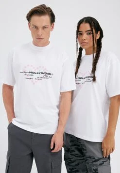 YOURTURN UnisexT-Shirt Con StampaWhite Uomo T-shirt E Polo YO122O0SN-A11