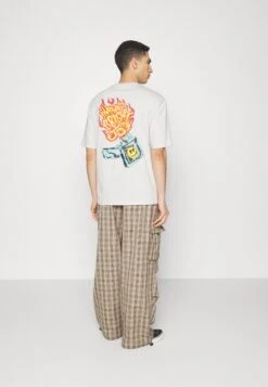 YOURTURN Unisex - Pantaloni Cargo - Beige -Negozio Online Yourturn Italia a66d0b7c9401456ea8865fdf53ad9080