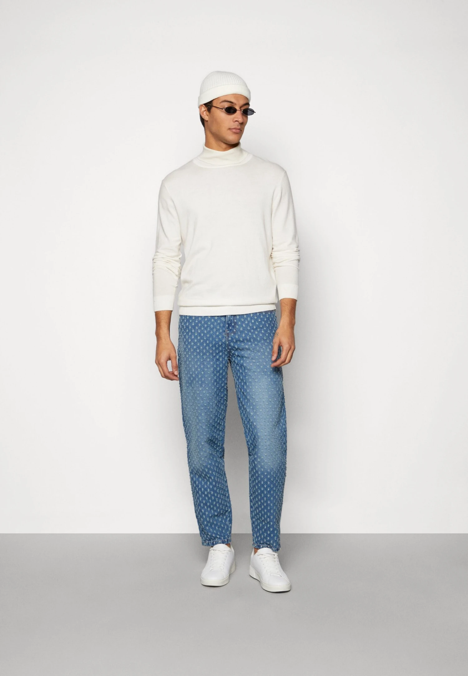 Phluid Project X YourturnHeavily DistressedJeans BaggyBlue Denim Donna Jeans YO12100TS-K11 3 Phluid Project X YourturnHeavily DistressedJeans BaggyBlue Denim Donna Jeans YO12100TS-K11