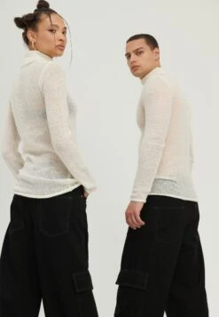 YOURTURN Unisex - Maglione - Off-White -Negozio Online Yourturn Italia acc7471514a9423ea1434f889d5744ef